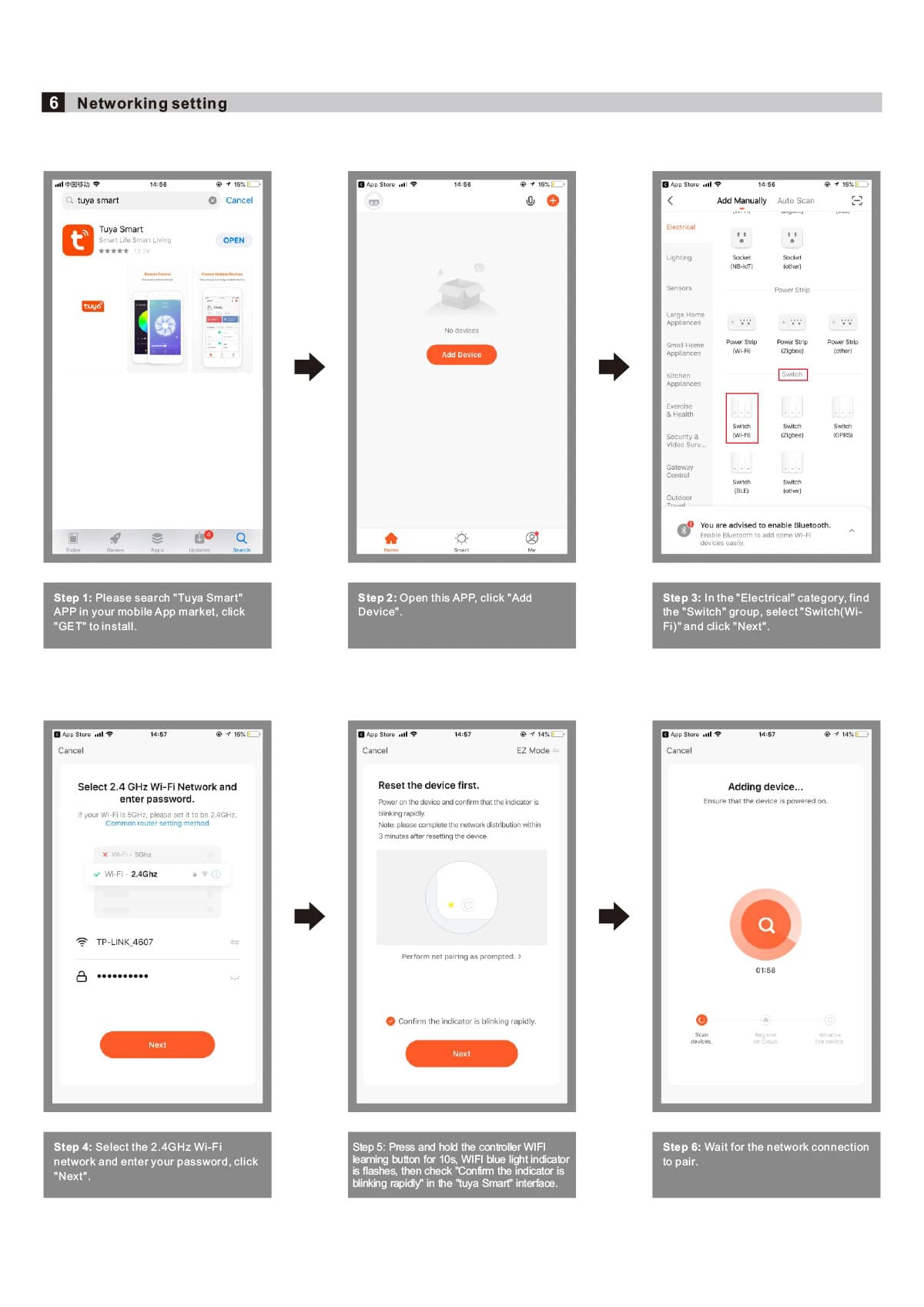 WiFi Smart Gate Opener Receiver TR-01 operation instruction 2