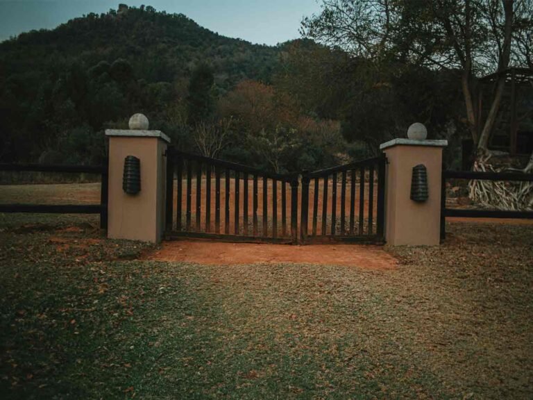 Backyard gate