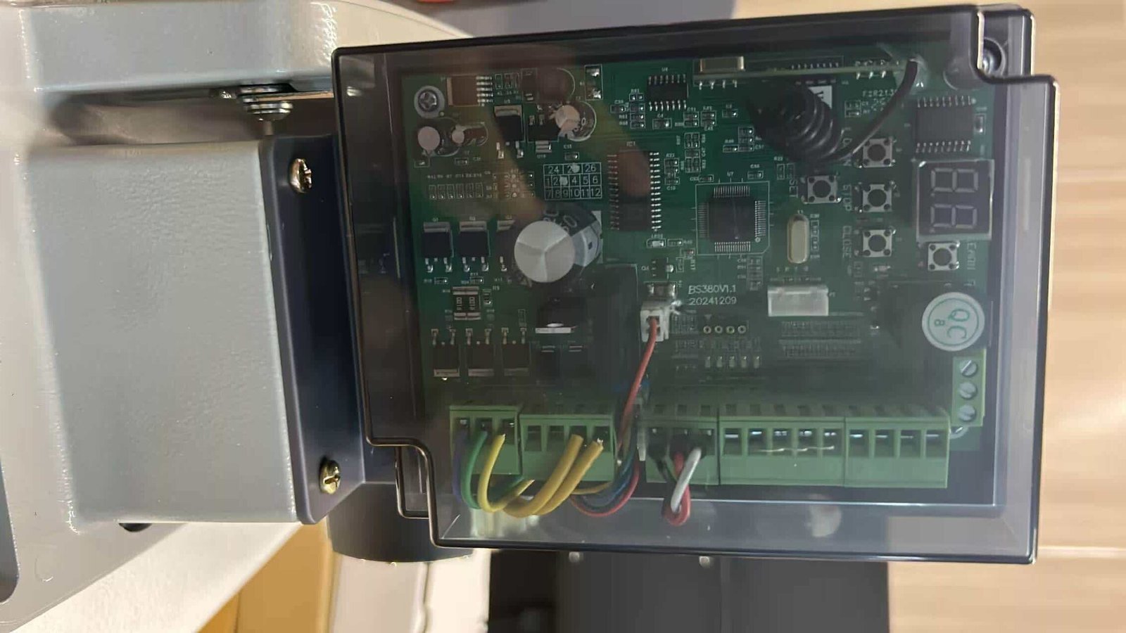 waterproof cover on control board