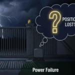 sliding gate opener lost position