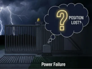 sliding gate opener lost position